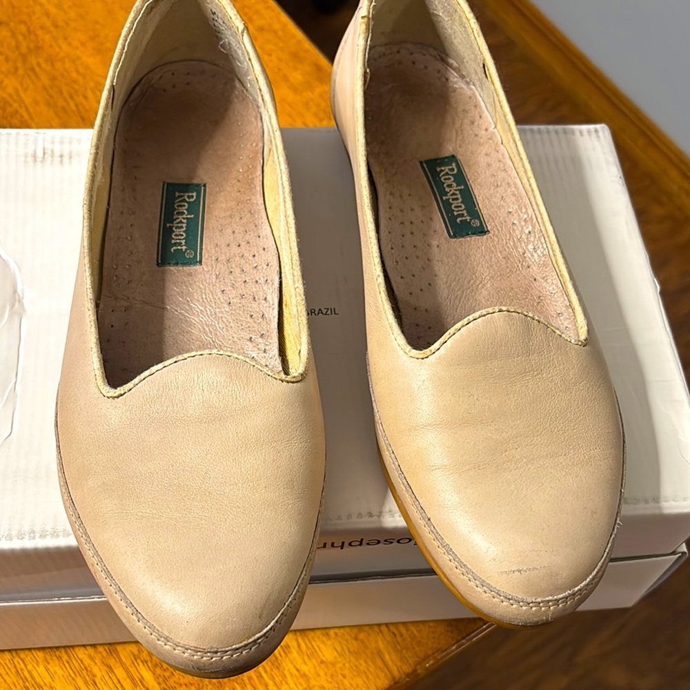 Rockport Women's Tan Leather Loafers